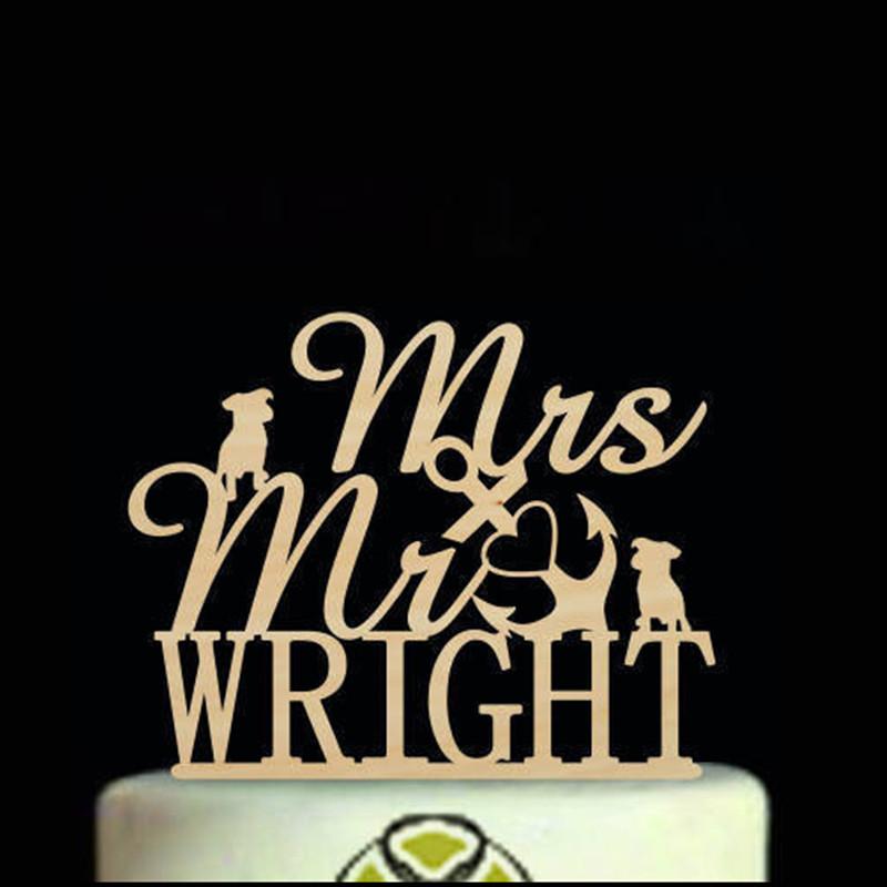 Personalized Mr and Mrs Cake Topper Wedding Cake Topper With Dogs Anchor Custom Last Name Flag Bridal Shower
Personalized Mr and Mrs Cake Topper Wedding Cake Topper With Dogs Anchor Custom Last Name Flag Bridal Shower