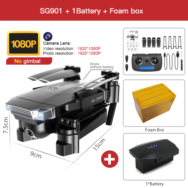 ZWN SG907 SG901 GPS Drone with Wifi FPV 1080P 4K HD Dual Camera Optical Flow RC Quadcopter Follow Me Mini Dron VS SG106 E520S, Sg907 4k 3b with bag
ZWN SG907 SG901 GPS Drone with Wifi FPV 1080P 4K HD Dual Camera Optical Flow RC Quadcopter Follow Me Mini Dron VS SG106 E520S, Sg907 4k 3b with bag