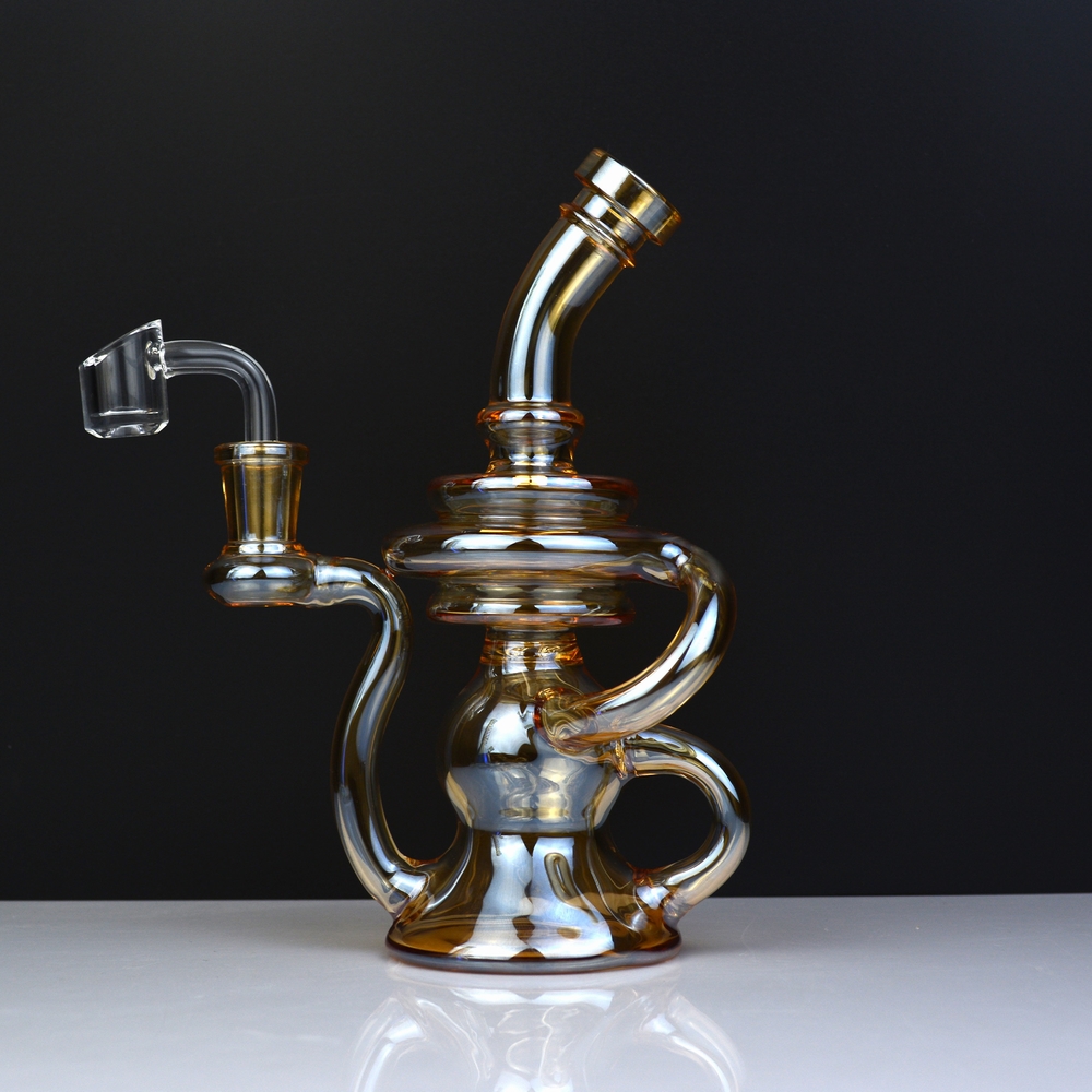 New rainbow dab rigs bong hot sell recycler oil rigs 8 inch thick glass water pipe beaker with quartz banger
New rainbow dab rigs bong hot sell recycler oil rigs 8 inch thick glass water pipe beaker with quartz banger