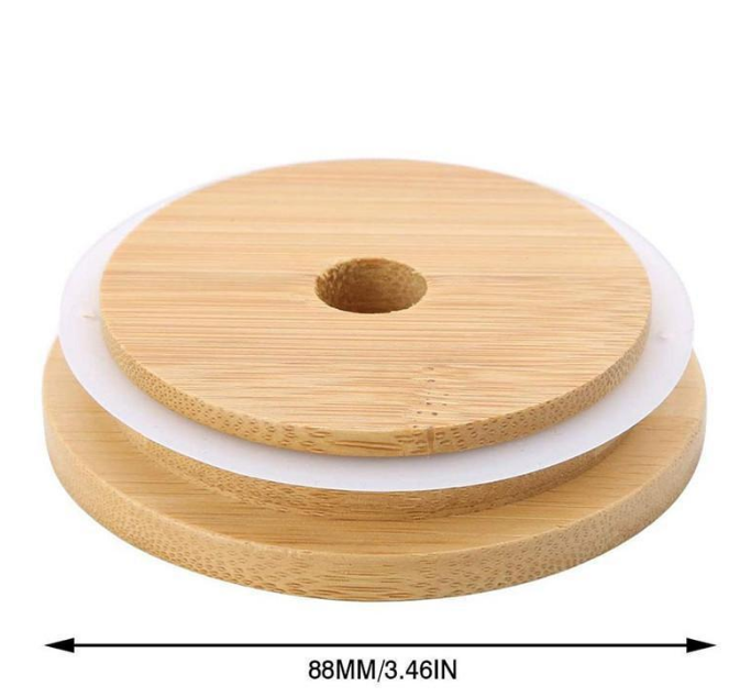 Bamboo Cap Lids 70mm 88mm Reusable Wooden Mason Jar Lid with Straw Hole and Silicone Seal DHL Delivery
Bamboo Cap Lids 70mm 88mm Reusable Wooden Mason Jar Lid with Straw Hole and Silicone Seal DHL Delivery