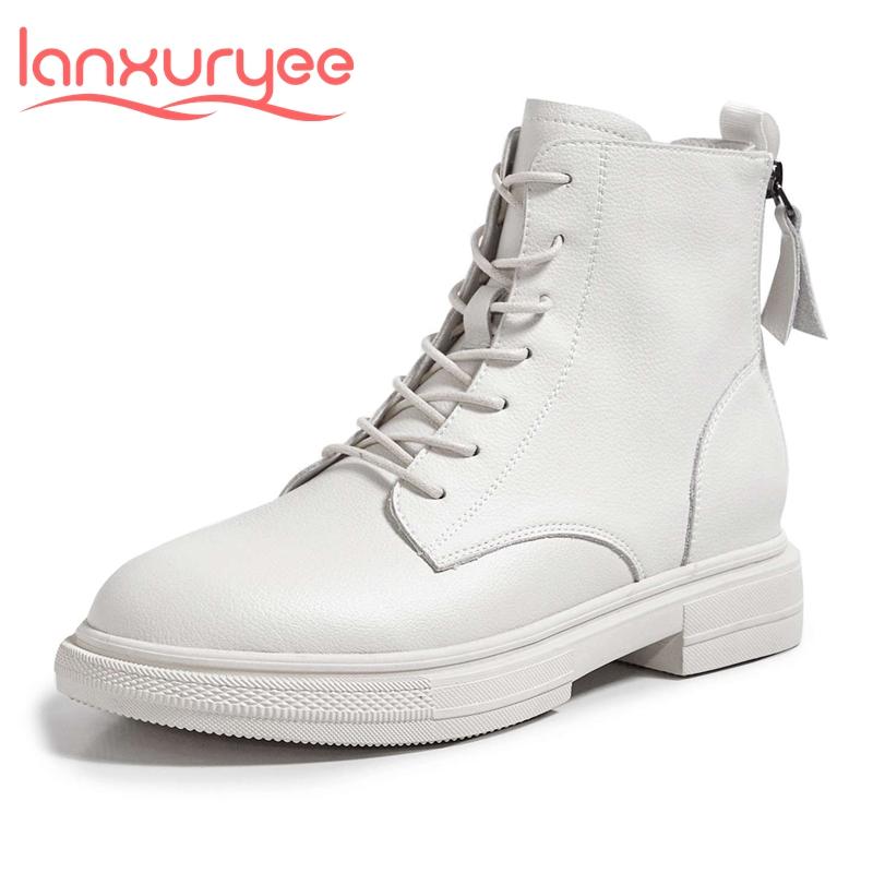 Lanxuryee 2021 basic split leather round toe med heel winter shoes keep warm cross-tied young lady dating party ankle boots L2a, Black
Lanxuryee 2021 basic split leather round toe med heel winter shoes keep warm cross-tied young lady dating party ankle boots L2a, Black
