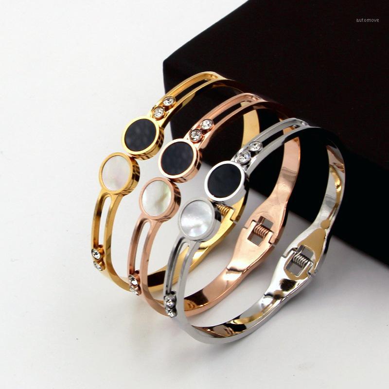 Fashion Better Double Shell Round Moving Crystal Hollow Bangle Bracelet Rose Gold Color Stainless Steel Woman Party Gift1
Fashion Better Double Shell Round Moving Crystal Hollow Bangle Bracelet Rose Gold Color Stainless Steel Woman Party Gift1
