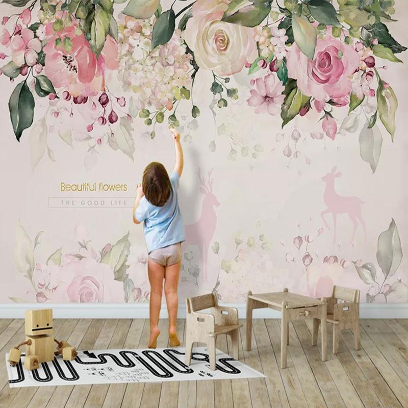 Photo Wallpaper 3D Stereo Pink Flowers Murals Cartoon Kids Girl's Bedroom Background Wall Paper Living Room Modern Simple Decor, As pic
Photo Wallpaper 3D Stereo Pink Flowers Murals Cartoon Kids Girl's Bedroom Background Wall Paper Living Room Modern Simple Decor, As pic
