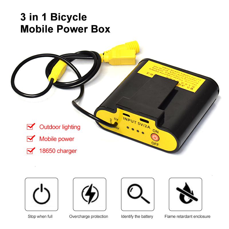 Waterproof 5V/2A 8.4V USB Power Bank Case Box 4X 18650 Charger Holder Kit For Bicycle light Bike Light cycling accessories
Waterproof 5V/2A 8.4V USB Power Bank Case Box 4X 18650 Charger Holder Kit For Bicycle light Bike Light cycling accessories