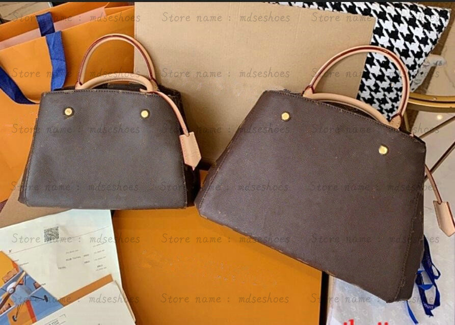 Designers Tote MONTAIGNE BB MM Handle Bag Brown Monograms Canvas Womens Luxurys Deisgner Handbag CrossBody
Designers Tote MONTAIGNE BB MM Handle Bag Brown Monograms Canvas Womens Luxurys Deisgner Handbag CrossBody