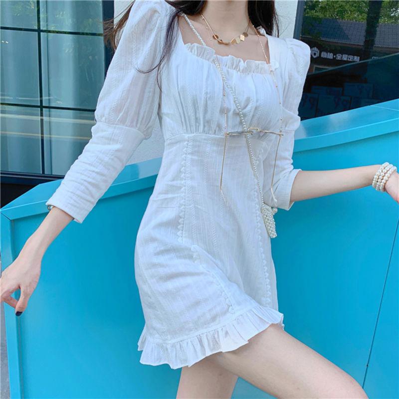 White Chiffon Elegant Dress Women Casual Sweet Party Mini Dress Female Long Sleeve Korean Style Fall Dresses for Women 2020
White Chiffon Elegant Dress Women Casual Sweet Party Mini Dress Female Long Sleeve Korean Style Fall Dresses for Women 2020