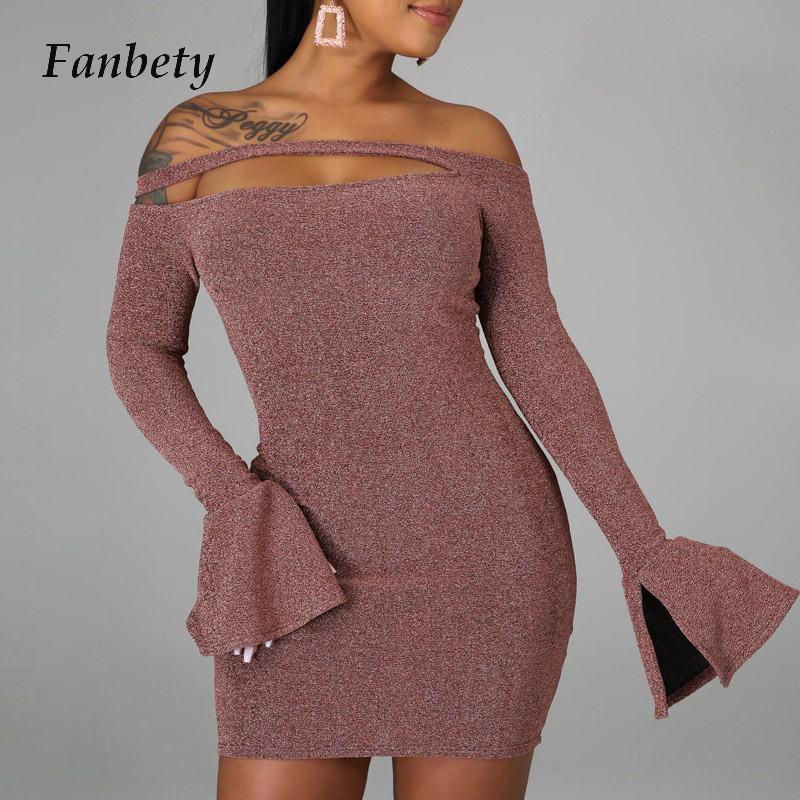 Sexy Club Slash Neck Slim Fit Mini Dress Women Elegant Flare Sleeve Backless Party Dress Spring Off Shoulder Solid Shiny Dresses, Pink
Sexy Club Slash Neck Slim Fit Mini Dress Women Elegant Flare Sleeve Backless Party Dress Spring Off Shoulder Solid Shiny Dresses, Pink
