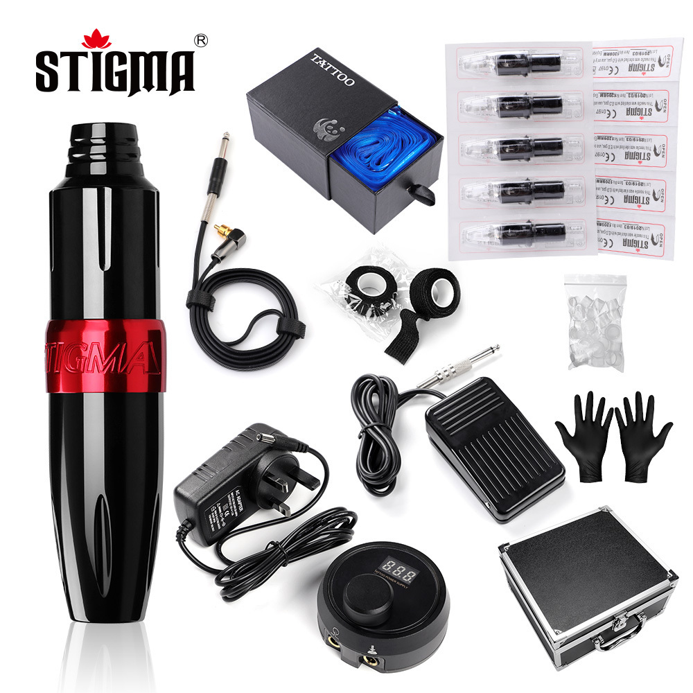 Stigma Original Rotary Tattoo Machine Pen RCA Interface Coreless 8V Motor Soft to Hard Hit PFARRER EM122 201111
Stigma Original Rotary Tattoo Machine Pen RCA Interface Coreless 8V Motor Soft to Hard Hit PFARRER EM122 201111