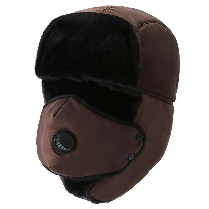 Men Winter Warm Trooper Trapper Hat Faux Fur Baseball Bomber Cap Face Mask Cover Solid Color Windproof Travel Casual Cap, Fur red
Men Winter Warm Trooper Trapper Hat Faux Fur Baseball Bomber Cap Face Mask Cover Solid Color Windproof Travel Casual Cap, Fur red