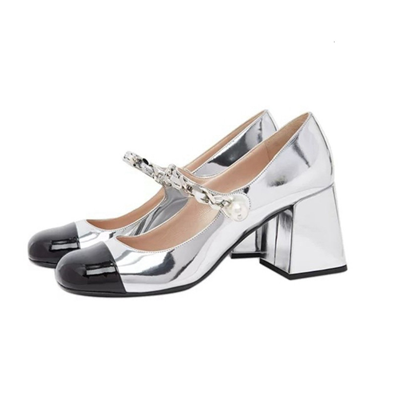 Vintage Mary Jane Shoes 2021 New Spring Women Toe Chunky Heels Ladies Dress Silver Talons Hauts Vc34, Pink
Vintage Mary Jane Shoes 2021 New Spring Women Toe Chunky Heels Ladies Dress Silver Talons Hauts Vc34, Pink