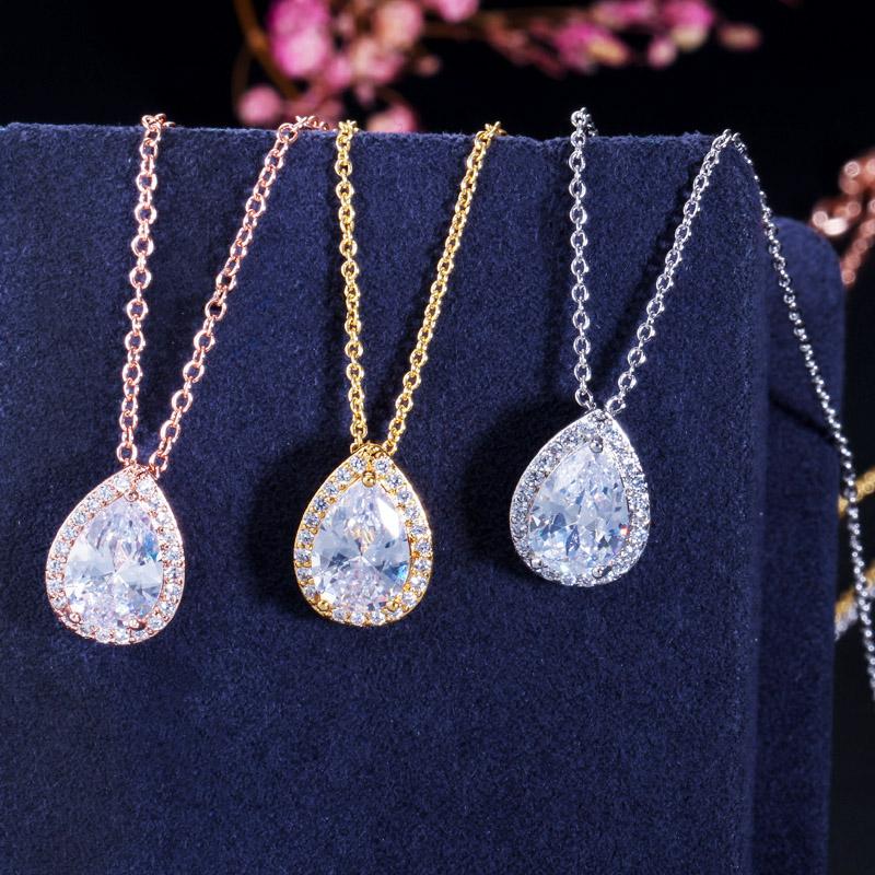 CWWZircons 2020 New Design Pear shaped Top Quality Cubic Zircon Link Chain Pendant Necklace for Laides Best Friend Gift CP011
CWWZircons 2020 New Design Pear shaped Top Quality Cubic Zircon Link Chain Pendant Necklace for Laides Best Friend Gift CP011