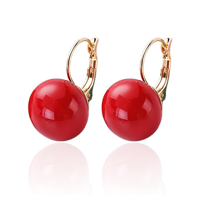 Dangle & Chandelier Simple Oval Red Pearl Earrings For Women Gold Silver Color Drop With Classic Party Jewelry Girls Accessories Gift
Dangle & Chandelier Simple Oval Red Pearl Earrings For Women Gold Silver Color Drop With Classic Party Jewelry Girls Accessories Gift