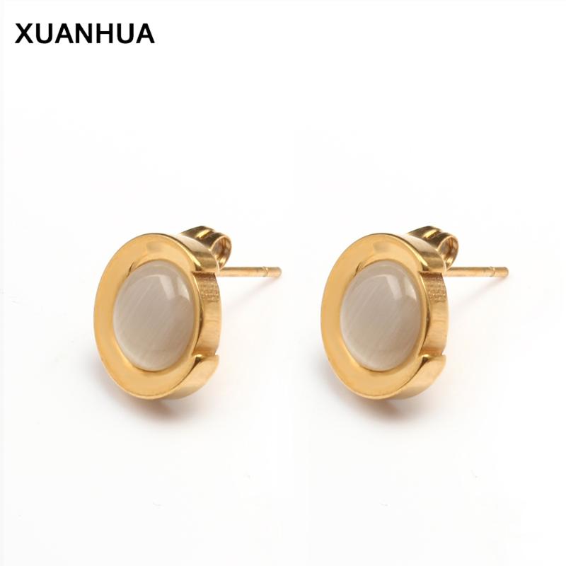 Stud XUANHUA Fashion Titanium Stainless Steel Earring Gold Color Simple Model Wedding Prom Gift Earrings For Women
Stud XUANHUA Fashion Titanium Stainless Steel Earring Gold Color Simple Model Wedding Prom Gift Earrings For Women