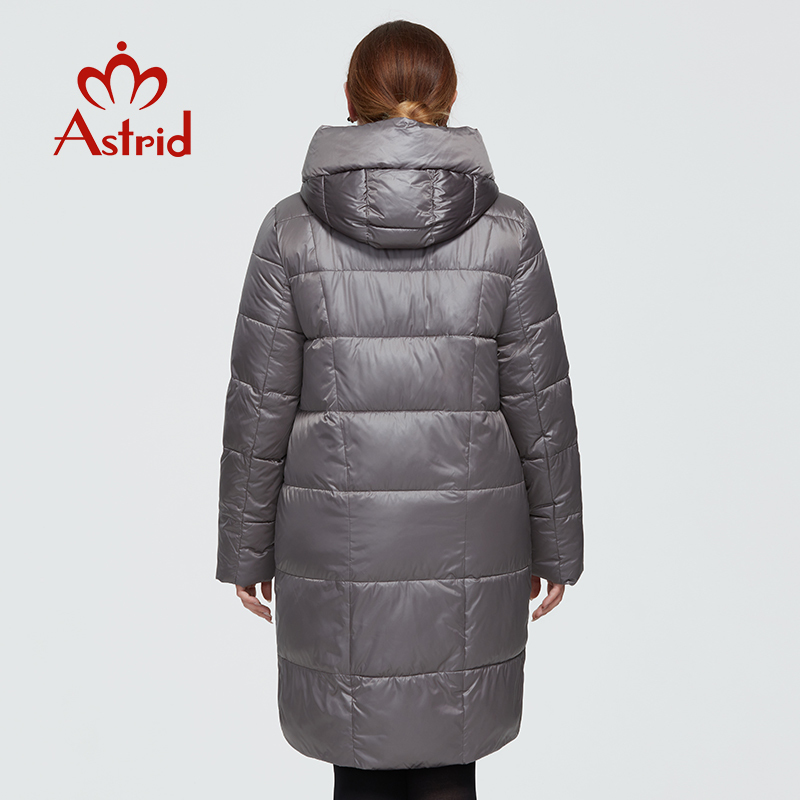 Astrid Winter Womens coat women long Model warm parka fashion Jacket hooded BioDown large sizes female clothing 9215 201027