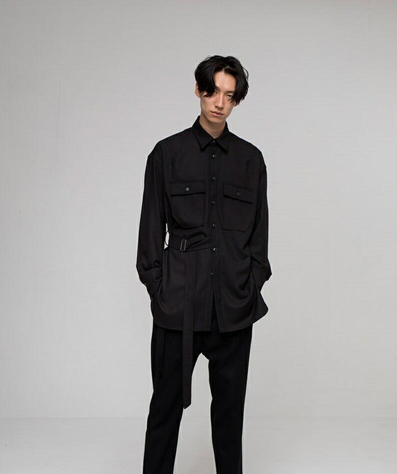 2021 New Men's Shirt of Medium-thin Length Waistband Design Casual-style Dark Black Coat. S-6xl!! 3MQE
2021 New Men's Shirt of Medium-thin Length Waistband Design Casual-style Dark Black Coat. S-6xl!! 3MQE