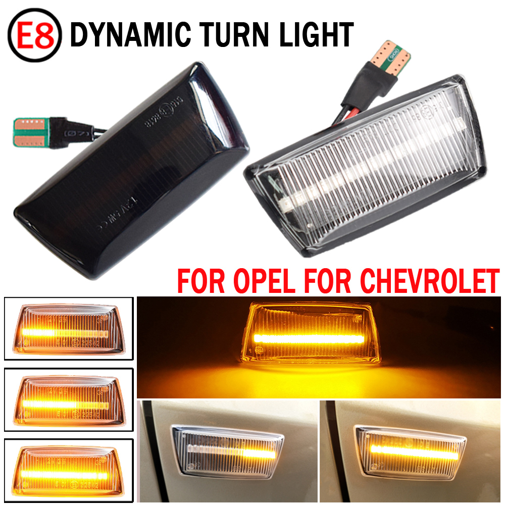 

Led Dynamic Turn Signal Light Side Fender Marker Sequential Blinker For Opel Astra H MK5 Insignia Zafira Corsa D MK4 Meriva Adam