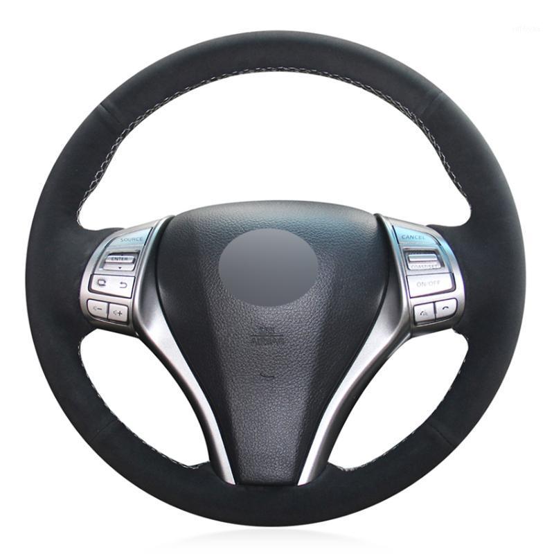 Black Suede Steering Wheel Cover for Teana Altima 2013-2020 X-Trail Qashqai 2014-2020 Rogue 2014-2020 Pulsar 2020-20201
Black Suede Steering Wheel Cover for Teana Altima 2013-2020 X-Trail Qashqai 2014-2020 Rogue 2014-2020 Pulsar 2020-20201