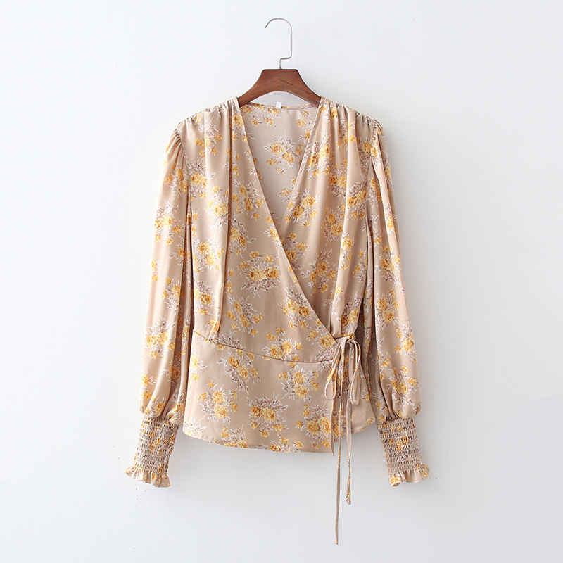 2021 New Womens Lace Up Neck Blouse Tops Floral Print Long Sleeve High Street Shirts Lady Clothes Blusas Wfyq, Apricot
2021 New Womens Lace Up Neck Blouse Tops Floral Print Long Sleeve High Street Shirts Lady Clothes Blusas Wfyq, Apricot