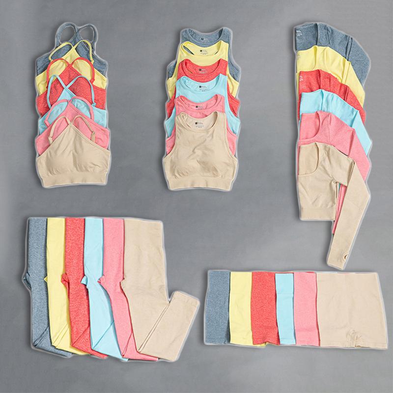 5 Piece Yoga Set Sport Bra Yoga Pants Gym Vest Fitness Long Sleeve Crop Top Women Tracksuit High Waist Shorts, Brapants
5 Piece Yoga Set Sport Bra Yoga Pants Gym Vest Fitness Long Sleeve Crop Top Women Tracksuit High Waist Shorts, Brapants