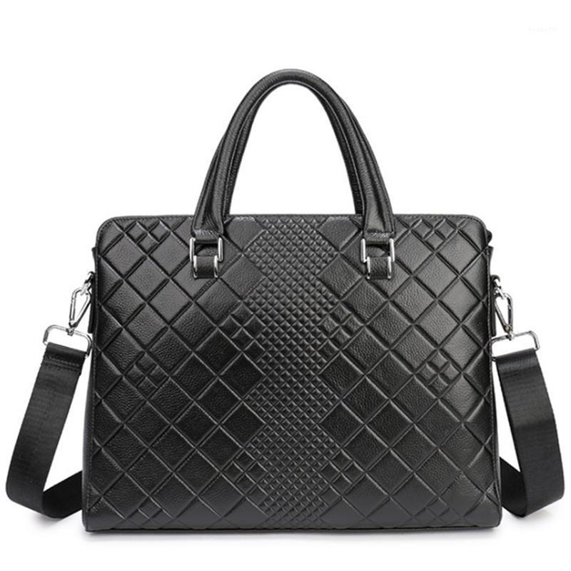 Cowhide Lingge male commercial briefcase Real Leather vintage men's messenger bag casual Natural Cowskin Business computer bags1, Black
Cowhide Lingge male commercial briefcase Real Leather vintage men's messenger bag casual Natural Cowskin Business computer bags1, Black