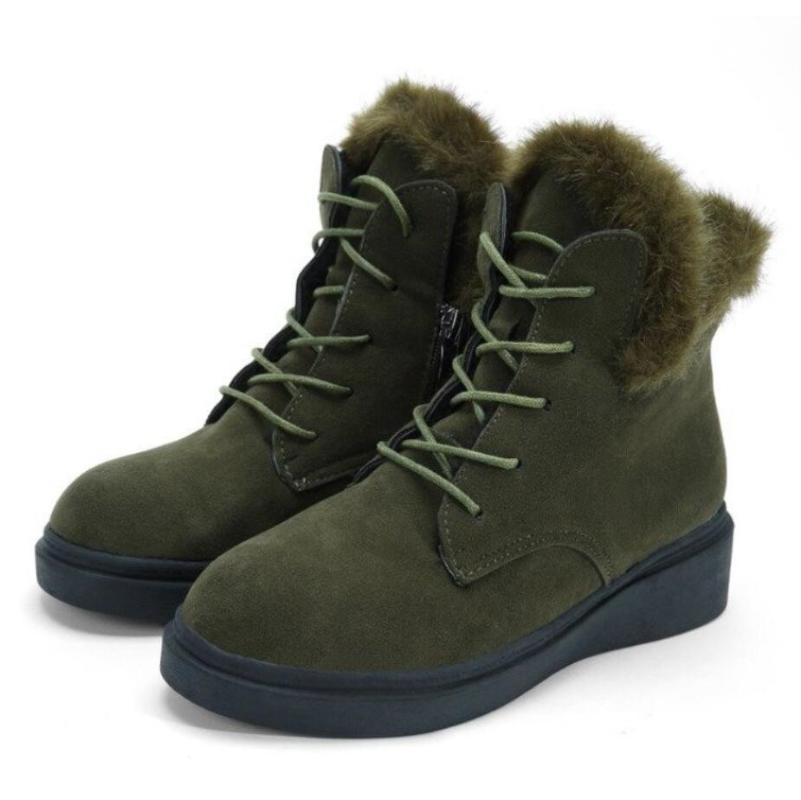 Y276 2020 Winter Women's Snow Boots Female Ankle Boots platform furry lace-up Comfortable warm women's zapotos mujer, Black
Y276 2020 Winter Women's Snow Boots Female Ankle Boots platform furry lace-up Comfortable warm women's zapotos mujer, Black