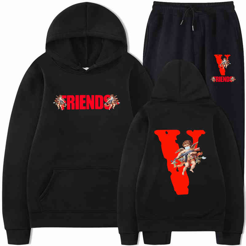 Designer vlones Hoodies Friends Angel Big Loose Hoodie Men' Women' Hoodie Set Street Sweater Set, Khaki
Designer vlones Hoodies Friends Angel Big Loose Hoodie Men' Women' Hoodie Set Street Sweater Set, Khaki