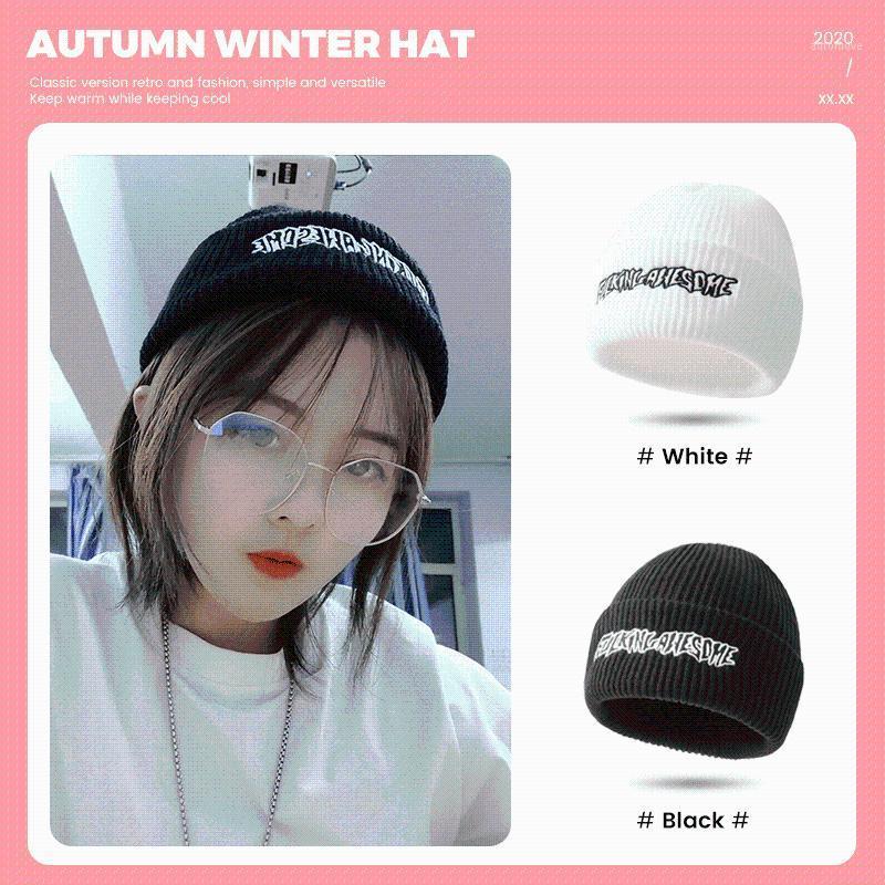 Cross-border new trend letter embroidery knitted hat autumn winter woolen hat Korean fashion wild Baotou sombreros de mujer1, White
Cross-border new trend letter embroidery knitted hat autumn winter woolen hat Korean fashion wild Baotou sombreros de mujer1, White