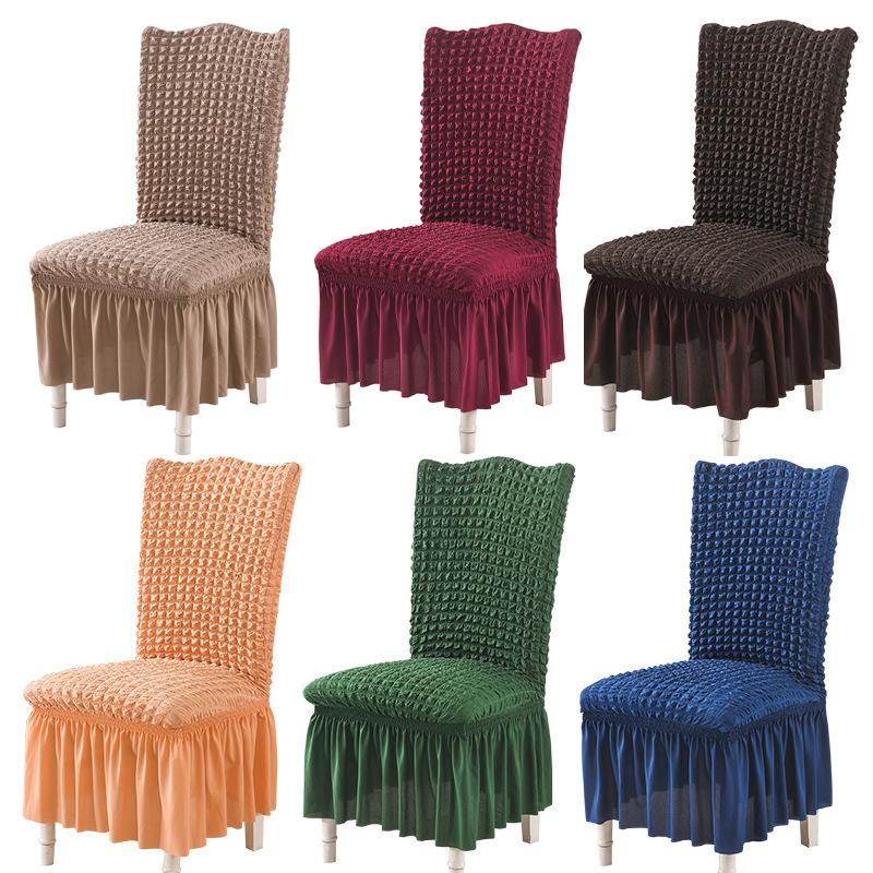 1/2/4/6pcs Bubble Plaid With Skirt Dining Chair Cover Elastic Chair Slipcover Stretch Cover for Wedding Party Seat
1/2/4/6pcs Bubble Plaid With Skirt Dining Chair Cover Elastic Chair Slipcover Stretch Cover for Wedding Party Seat