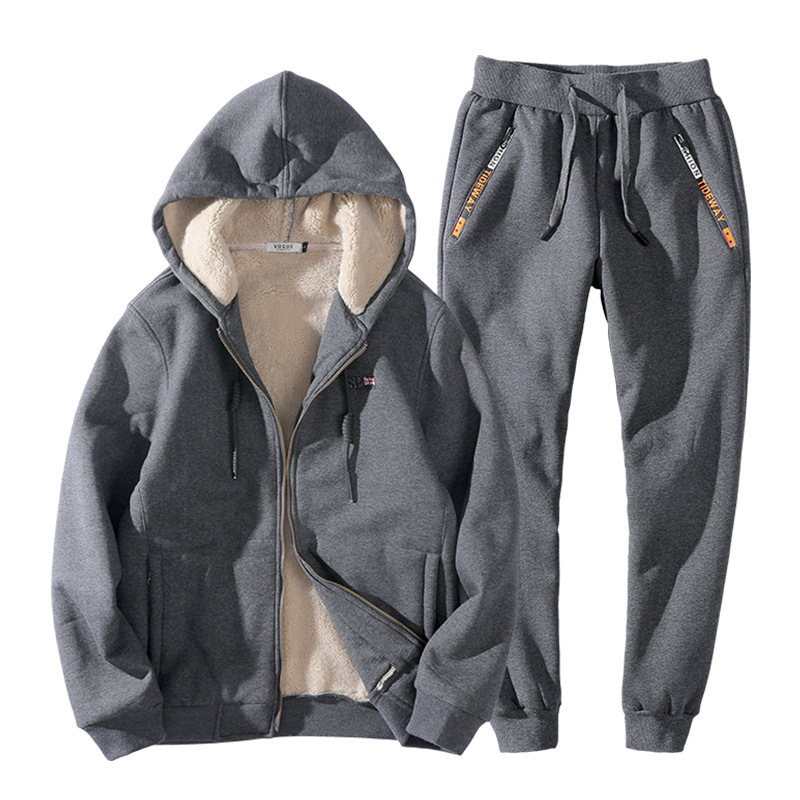 2021 New Tracksuit Winter Fleece Hood Jacket+pants Sweatshirts 2 Piece Set Hoodies Warm Sporting Brand Clothing Men Track Suit Zgks, Black
2021 New Tracksuit Winter Fleece Hood Jacket+pants Sweatshirts 2 Piece Set Hoodies Warm Sporting Brand Clothing Men Track Suit Zgks, Black