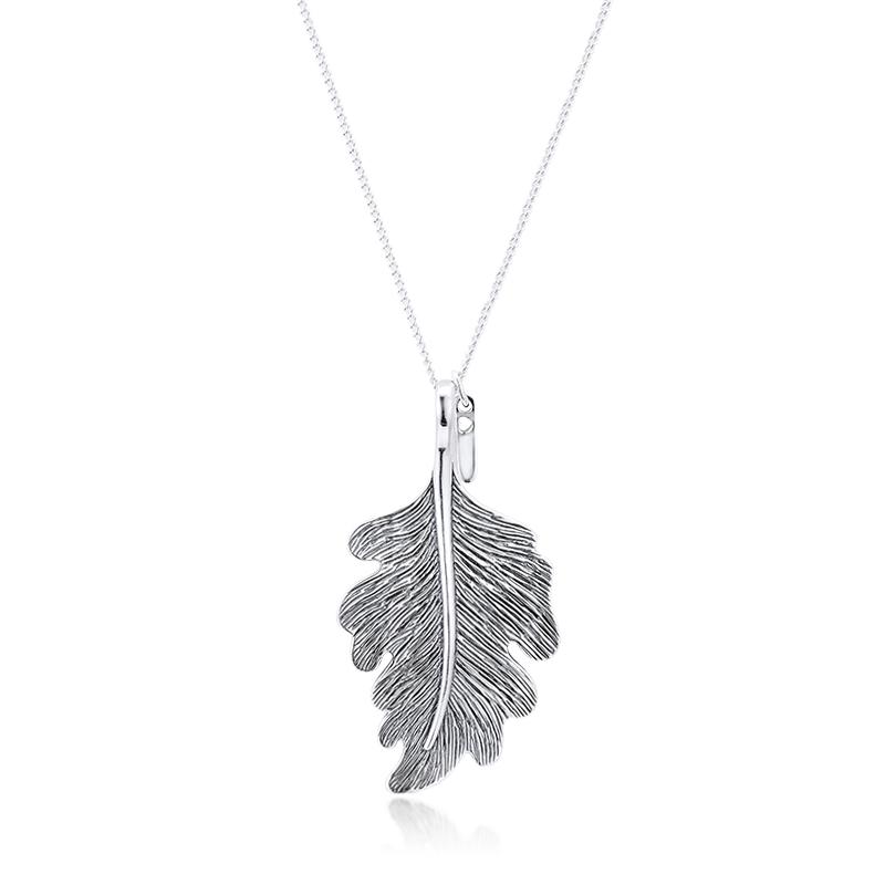 Oak Leaf Chain Necklaces for Women 925 Sterling Silver Necklaces Jewelry Clear CZ Crystal Pendant Necklace Collier 2020 Jewelry
Oak Leaf Chain Necklaces for Women 925 Sterling Silver Necklaces Jewelry Clear CZ Crystal Pendant Necklace Collier 2020 Jewelry