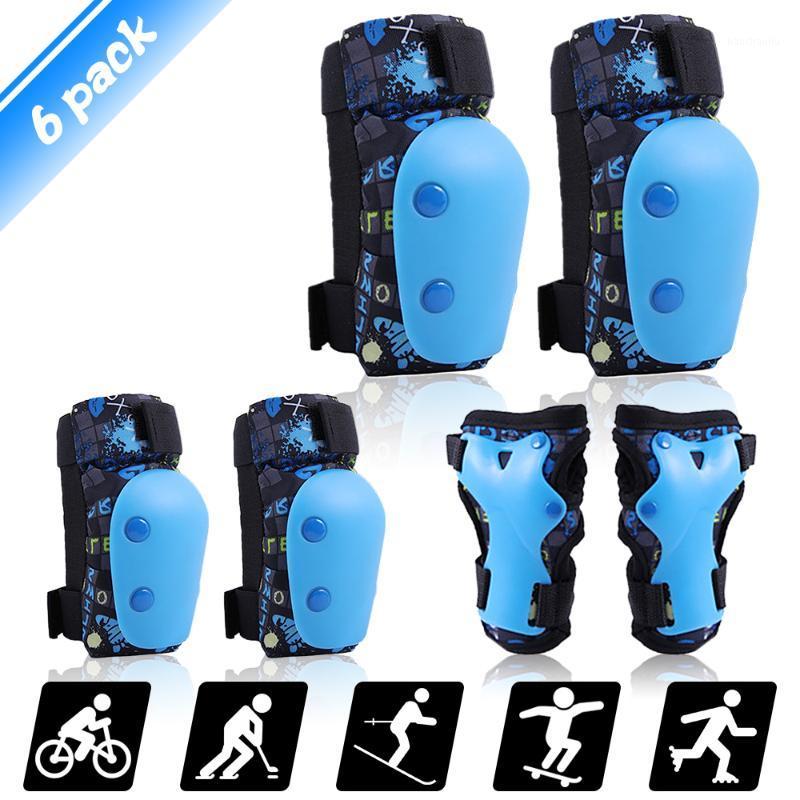 6PCS Kids Bike Pads Set Knee Elbow Pads Wrist Guards Sport Protective Gear Kit for Cycling Skateboard Roller Skating Scooter New1, Blue
6PCS Kids Bike Pads Set Knee Elbow Pads Wrist Guards Sport Protective Gear Kit for Cycling Skateboard Roller Skating Scooter New1, Blue