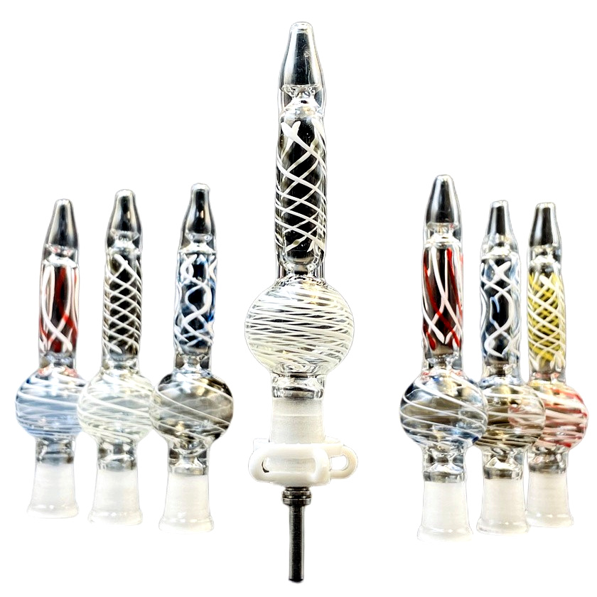 Glass Straw Dab Pipes Rig Stick Oil Burners Smoking Dotted Pipes 10 mm titanium nail smoke Bongs Pen Mouthpiece
Glass Straw Dab Pipes Rig Stick Oil Burners Smoking Dotted Pipes 10 mm titanium nail smoke Bongs Pen Mouthpiece