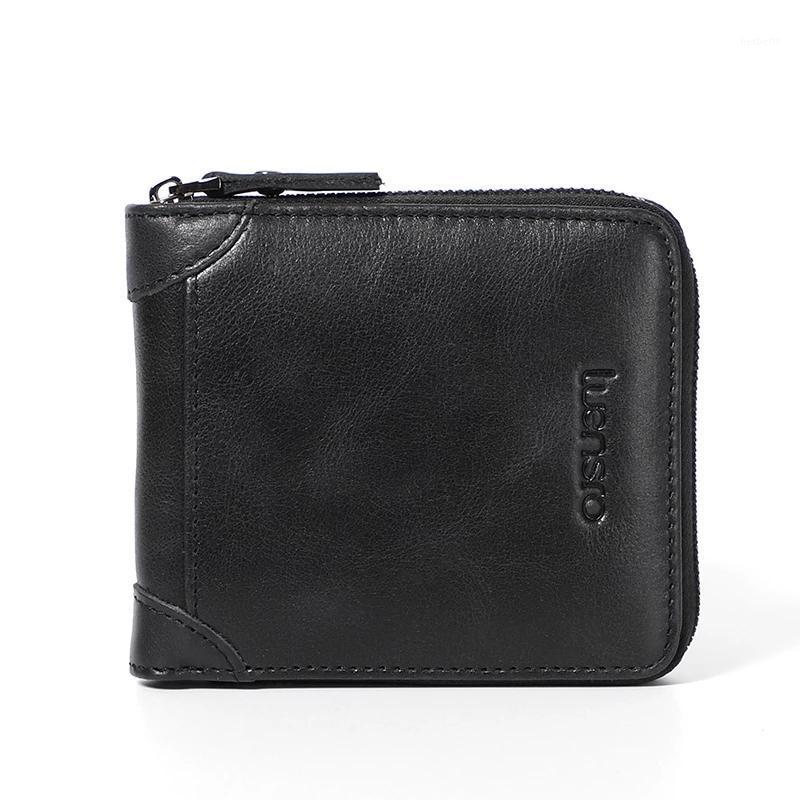 Genuine Leather Men Wallets Zipper Coin Purse Wallet Small Credit & id Wallets Short Male Purse Card Holder Wallet Retro1, Black
Genuine Leather Men Wallets Zipper Coin Purse Wallet Small Credit & id Wallets Short Male Purse Card Holder Wallet Retro1, Black