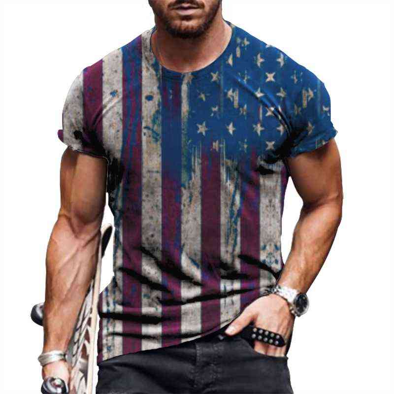 Oversized T-shirts Men Summer 2021 Short Sleeve 3D Digital Printing Casual T Shirt Men Harajuku Hip Hop Mens Clothing Tops Tee G0113