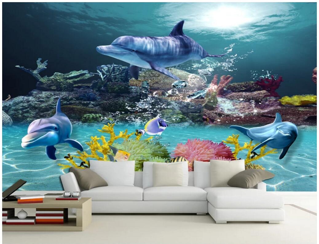 3d wallpaper custom photo mural Underwater world dolphin coral living room home decor 3d wall muals wall paper for walls 3 d in rolls, Non-woven wallpaper
3d wallpaper custom photo mural Underwater world dolphin coral living room home decor 3d wall muals wall paper for walls 3 d in rolls, Non-woven wallpaper