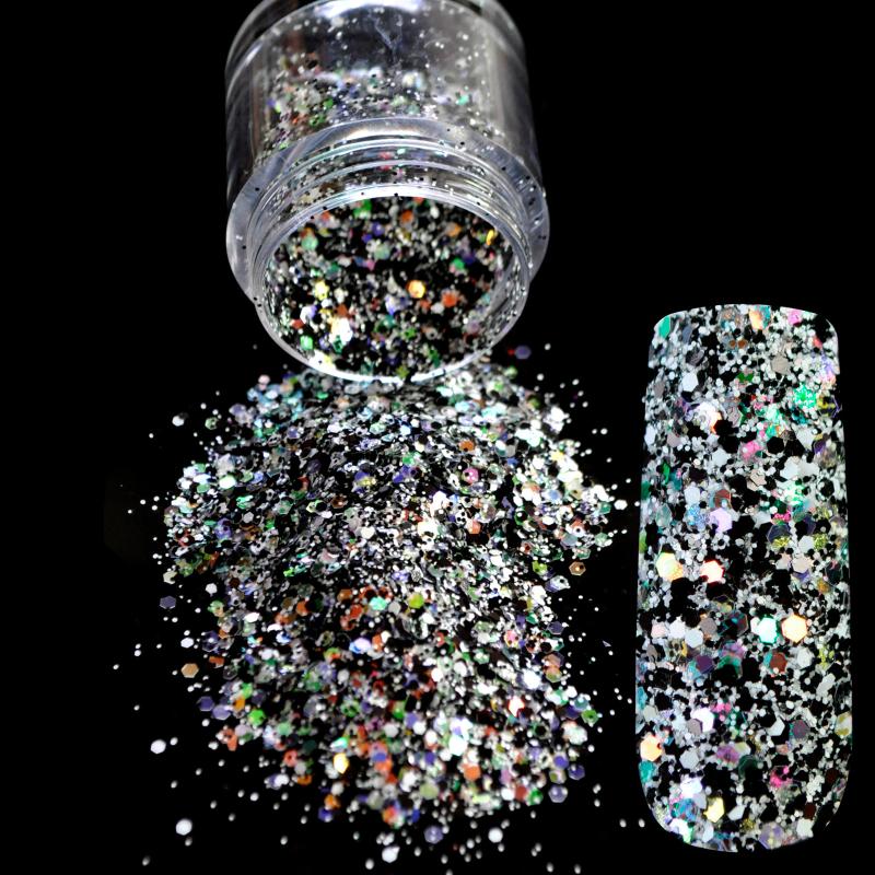 Colorful Acrylic Mix Size Nail Glitter Powder 3D DIY Nail Art Laser Glitter Powder Sequins Dust 259
Colorful Acrylic Mix Size Nail Glitter Powder 3D DIY Nail Art Laser Glitter Powder Sequins Dust 259