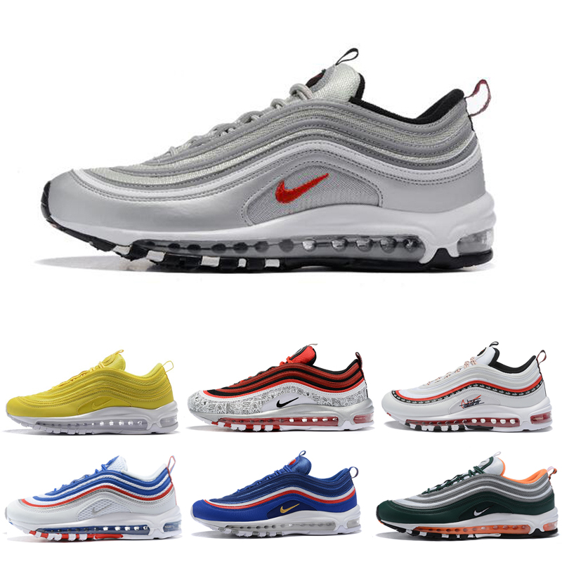 Máx 97 Parra Hot Sale Air React Blue Mens Women Running Shoes Triples on White Red Olive Volt Habanero 97s Flair Sneakers EUR36-45, Black
Máx 97 Parra Hot Sale Air React Blue Mens Women Running Shoes Triples on White Red Olive Volt Habanero 97s Flair Sneakers EUR36-45, Black