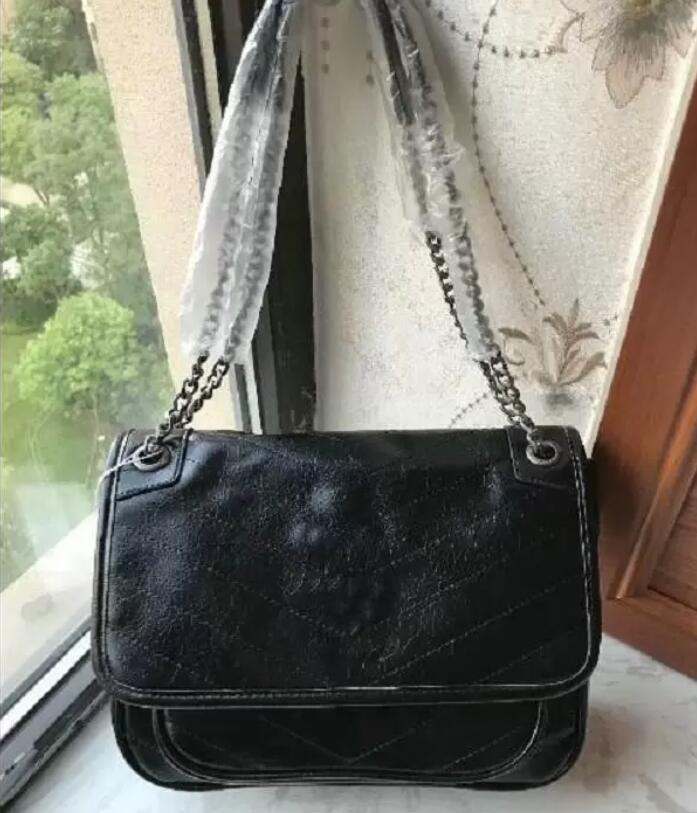 High quality flap bag luxurys designer handbags SUNSET original leather women shoulder bags fashion medium crossbody bag, Black
High quality flap bag luxurys designer handbags SUNSET original leather women shoulder bags fashion medium crossbody bag, Black