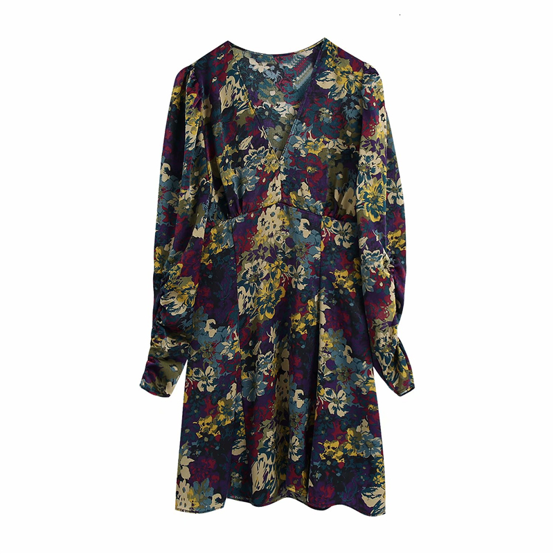 2021 New Streetwear Women V-neck Slim Es Fashion Ladies Floral Print Elegant Female Chic Draped Mini Vestidos 5wv2, Green
2021 New Streetwear Women V-neck Slim Es Fashion Ladies Floral Print Elegant Female Chic Draped Mini Vestidos 5wv2, Green