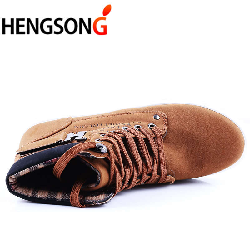 HENGSONG Spring Autumn Warm Tenis Masculino Male Men's Vulcanize Shoes Botas Men TR871485 Y200801