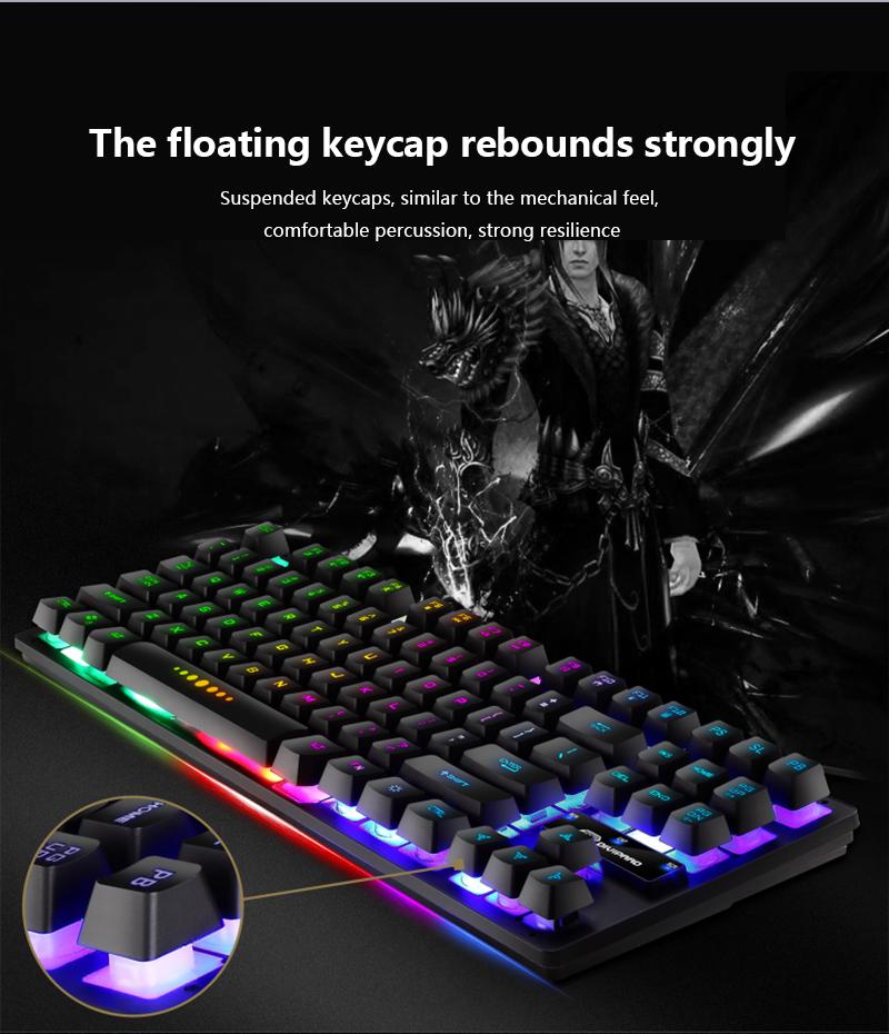 GK-10 Universal 87-key Computer Gaming Keyboard With Floating Keys And Comfortable Mechanical Keyboard
GK-10 Universal 87-key Computer Gaming Keyboard With Floating Keys And Comfortable Mechanical Keyboard