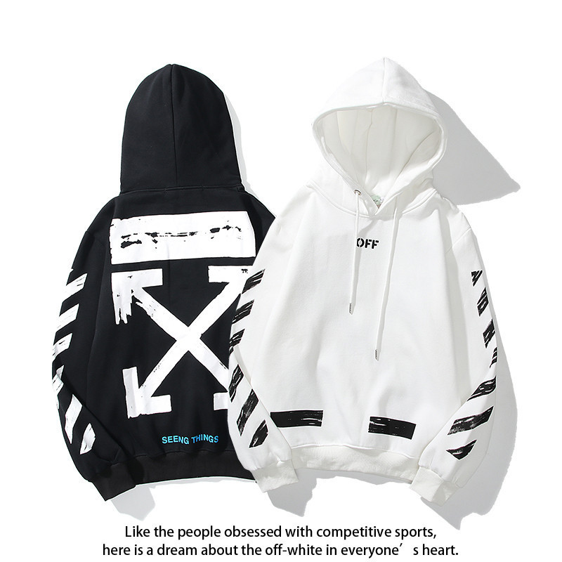 Street Ofo Painted Arrow Crow Diagonal Stripe Loose Hoodie with Velvet Sweater White Couple Coat, Blue;black
Street Ofo Painted Arrow Crow Diagonal Stripe Loose Hoodie with Velvet Sweater White Couple Coat, Blue;black