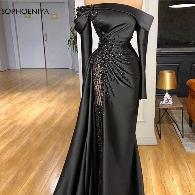 New Arrival Long sleeve evening dresses Plus size Crystals Beading Muslim evening dress Formelle robes vestido fiesta LJ201119, Red
New Arrival Long sleeve evening dresses Plus size Crystals Beading Muslim evening dress Formelle robes vestido fiesta LJ201119, Red