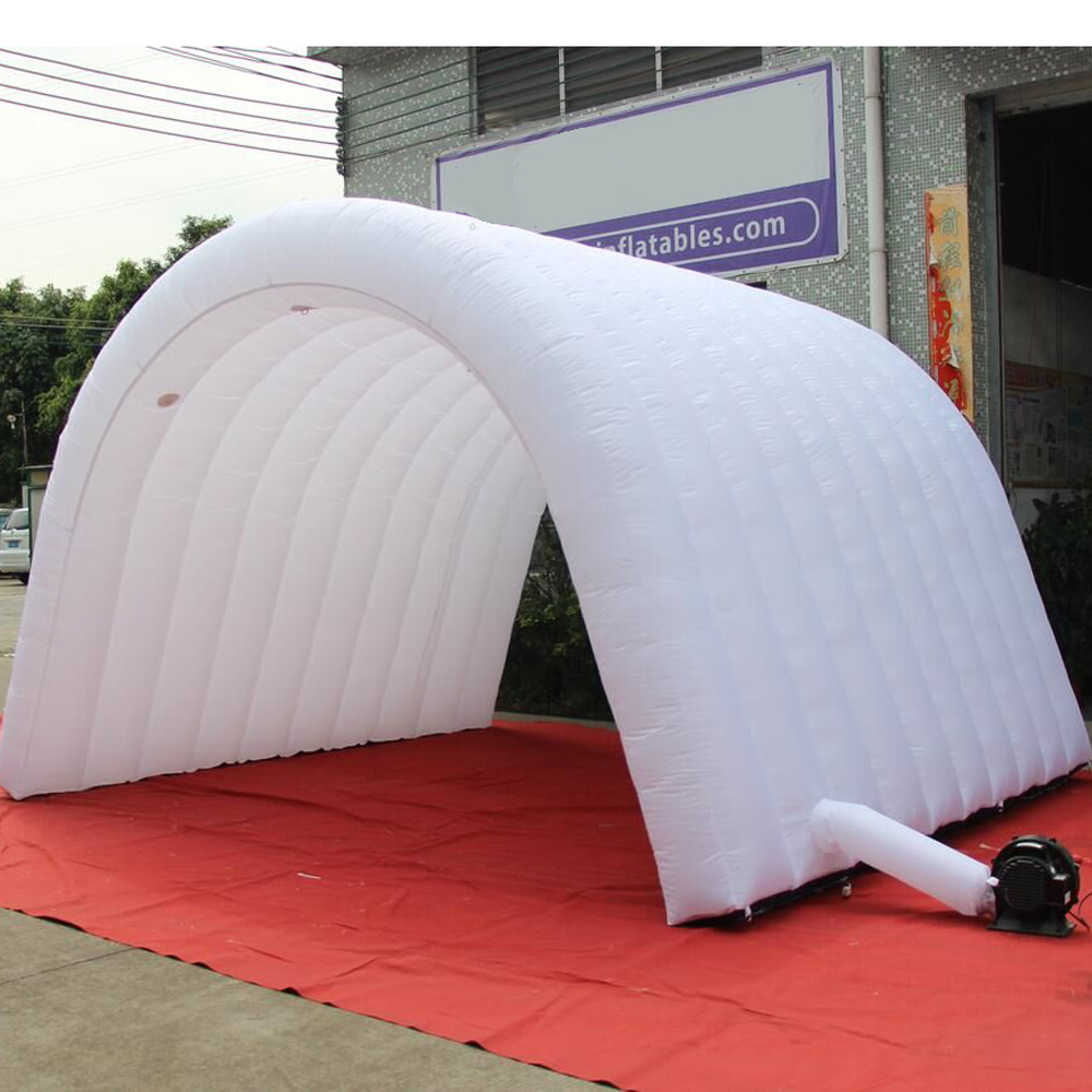 Multiple usage 3m inflatable tunnel tent with LED lights,event entrance tunnels with blower from China
