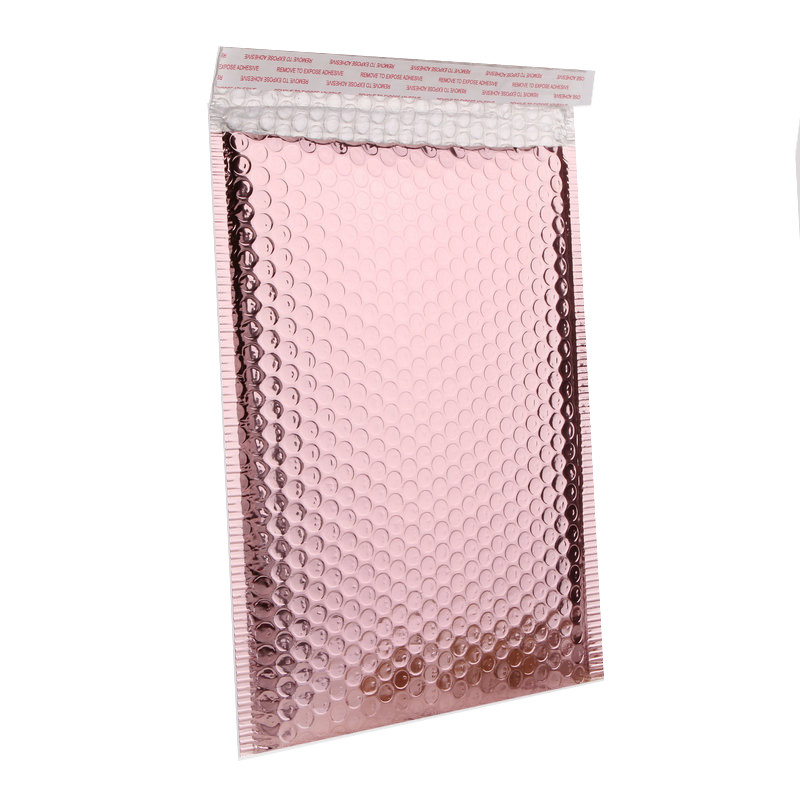 30pcs/lot Rose Gold Bubble Envelope Foam Foil Shipping Mailing Bag Bubble Mailer Envelopes for Gift Packaging 15x13cm/18x23cm