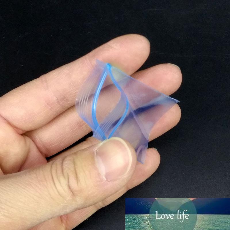 100pcs Thick Transparent Small Plastic Bags Baggies Zip Zipped Lock Reclosable Clear Poly Bag Food Storage Bag