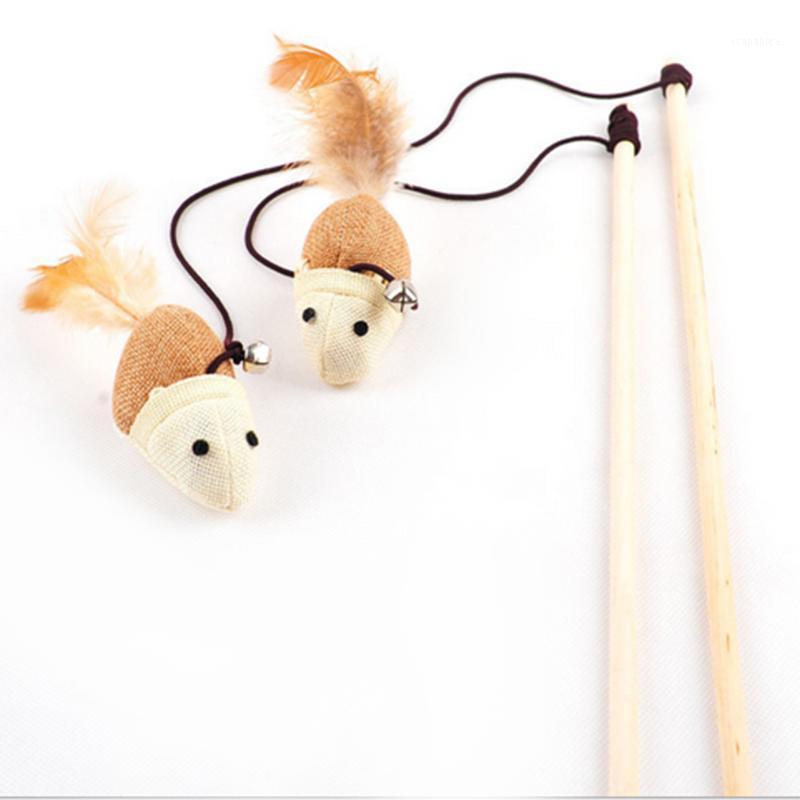 Funny Pet Cat Toy Kitten Play Length Interaction Toy Teaser Wand Assorted Linen Mouse with Small Bell Soft Feather 3 Types1
Funny Pet Cat Toy Kitten Play Length Interaction Toy Teaser Wand Assorted Linen Mouse with Small Bell Soft Feather 3 Types1