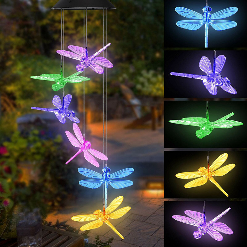 Hot LED Solar Wind Chime Light Hanging Spiral Lamp Ball Wind Spinner Chimes Bell Lights Hummingbirds Dragonflies Outdoor Home Garden Decor
Hot LED Solar Wind Chime Light Hanging Spiral Lamp Ball Wind Spinner Chimes Bell Lights Hummingbirds Dragonflies Outdoor Home Garden Decor