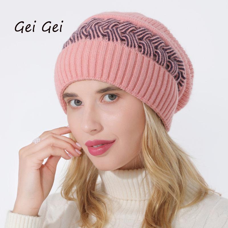 Color Matching Stripes Womens Knitted Hats Plus Velvet Thickening Warm Wool Cap Autumn Outdoor Riding Ski Fashion Women Beanie, Khaki
Color Matching Stripes Womens Knitted Hats Plus Velvet Thickening Warm Wool Cap Autumn Outdoor Riding Ski Fashion Women Beanie, Khaki