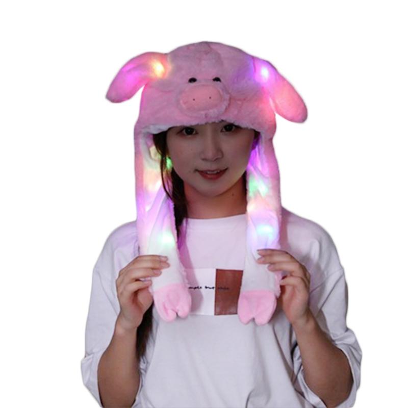 Lovely Cartoon Pig Animal Plush Hat Winter Warm Headgear Cap 3D Ears Headwear X7YA, W-a 
Lovely Cartoon Pig Animal Plush Hat Winter Warm Headgear Cap 3D Ears Headwear X7YA, W-a